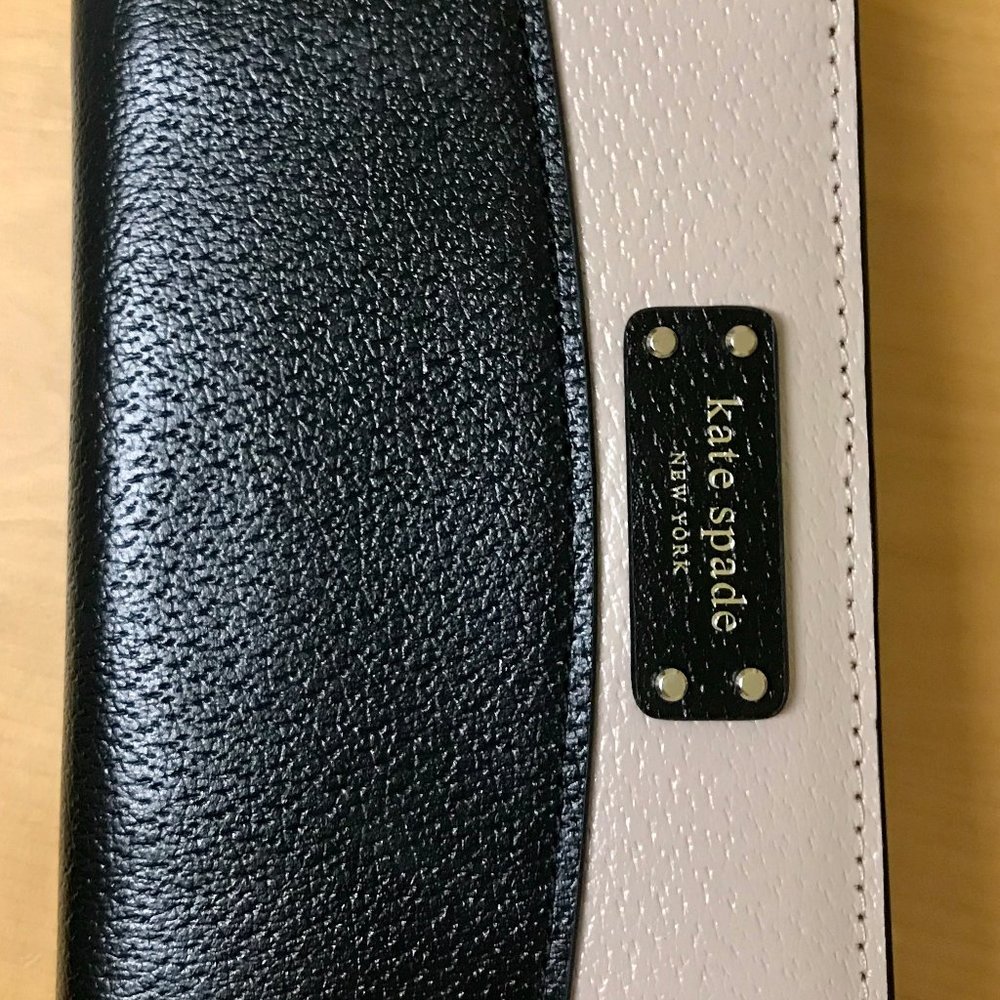 Kate Spade Wallet Black/Taupe Jeanne